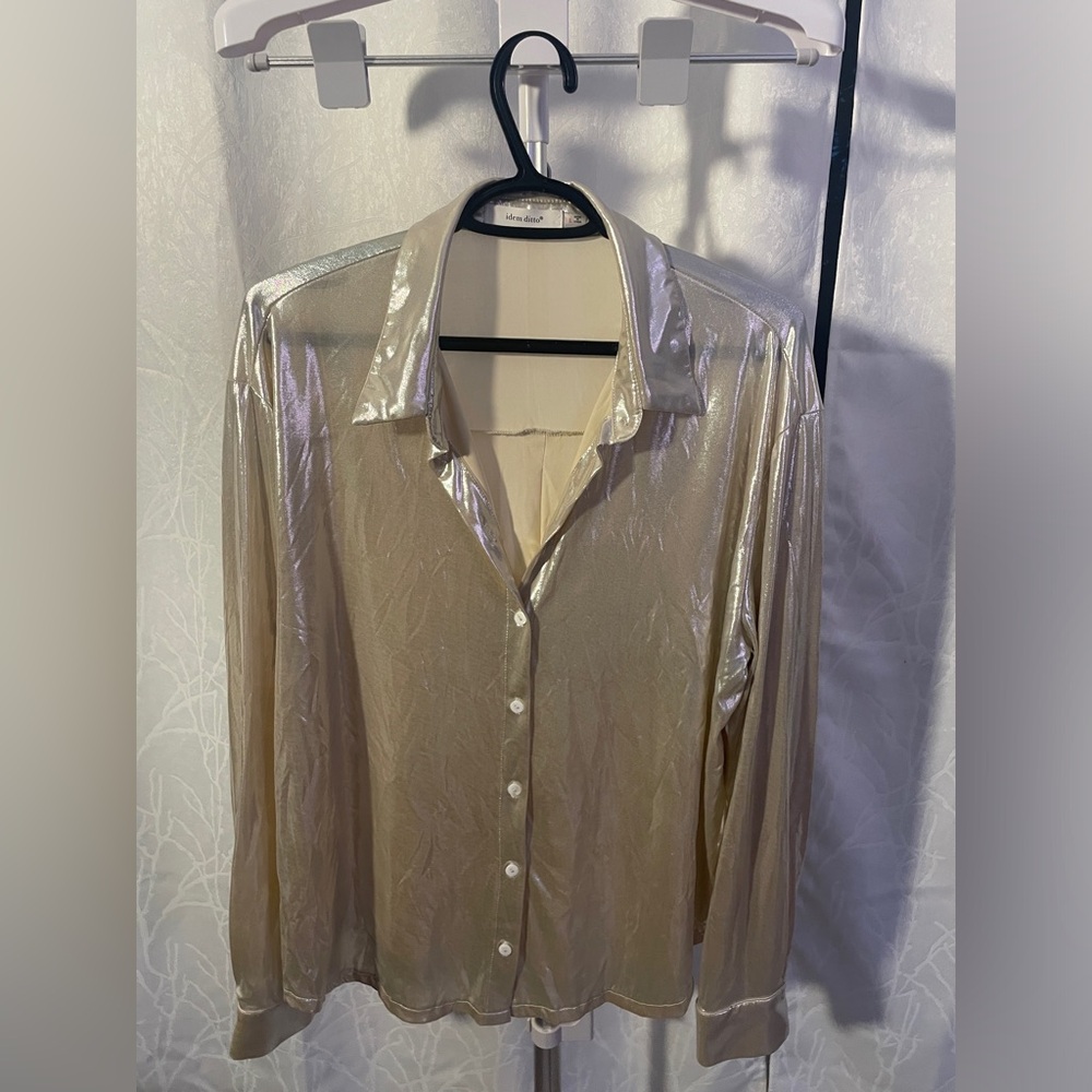 Shimmery Gold Blouse